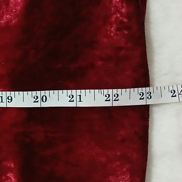 WOMENS COTTON BLEU CRIMSON TOP, VELOUR CRIMSON TOP, BOHO, CROPPED SIZE SMALL - Picture 5 of 6